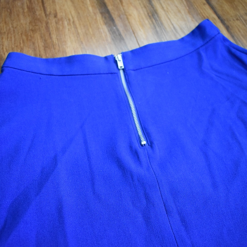 Royal Blue Skater Skirt